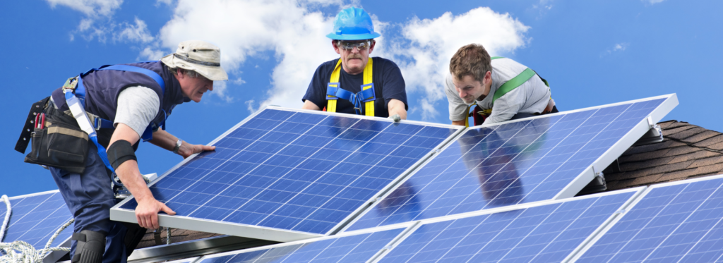 solar power system installation