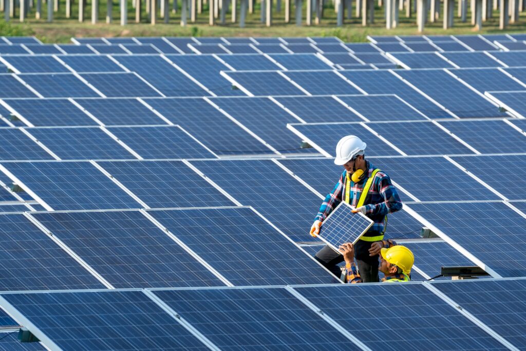 Rooftop solar panels on a home in Goa, installed by a local solar installation company