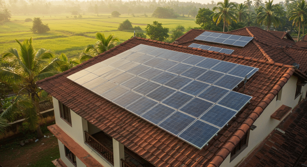 roof top solar panels